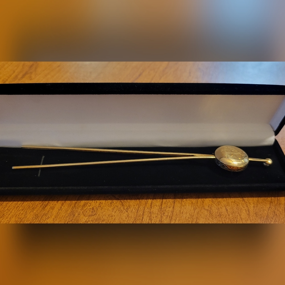 14k Gold Japanese Hairpin "kanzashi"